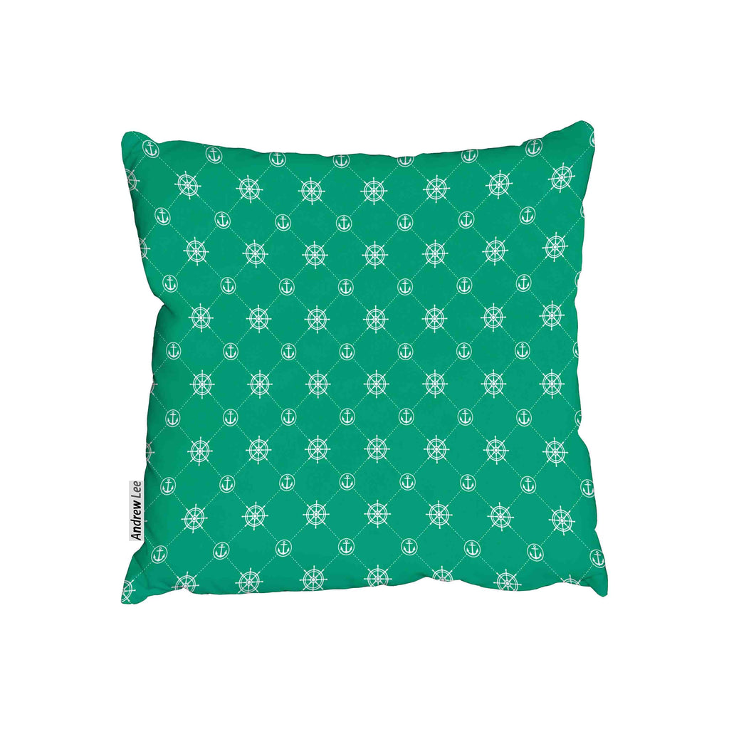 New Product Nautical green ship wheel (Cushion)  - Andrew Lee Home and Living Homeware