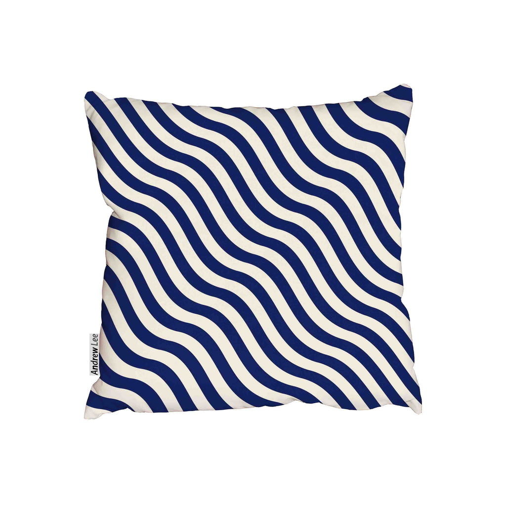New Product Nautical blue striped abstract (Cushion)  - Andrew Lee Home and Living Homeware
