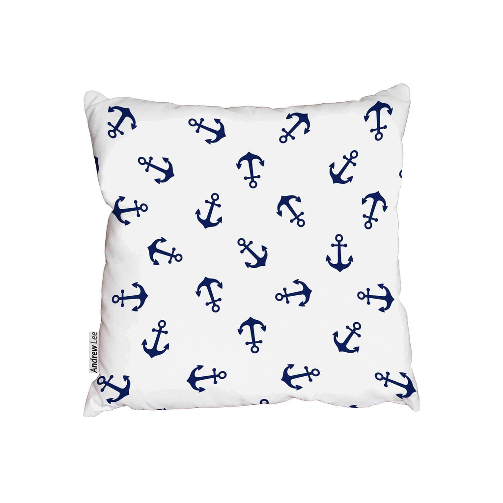 New Product Anchors pattern white (Cushion)  - Andrew Lee Home and Living Homeware