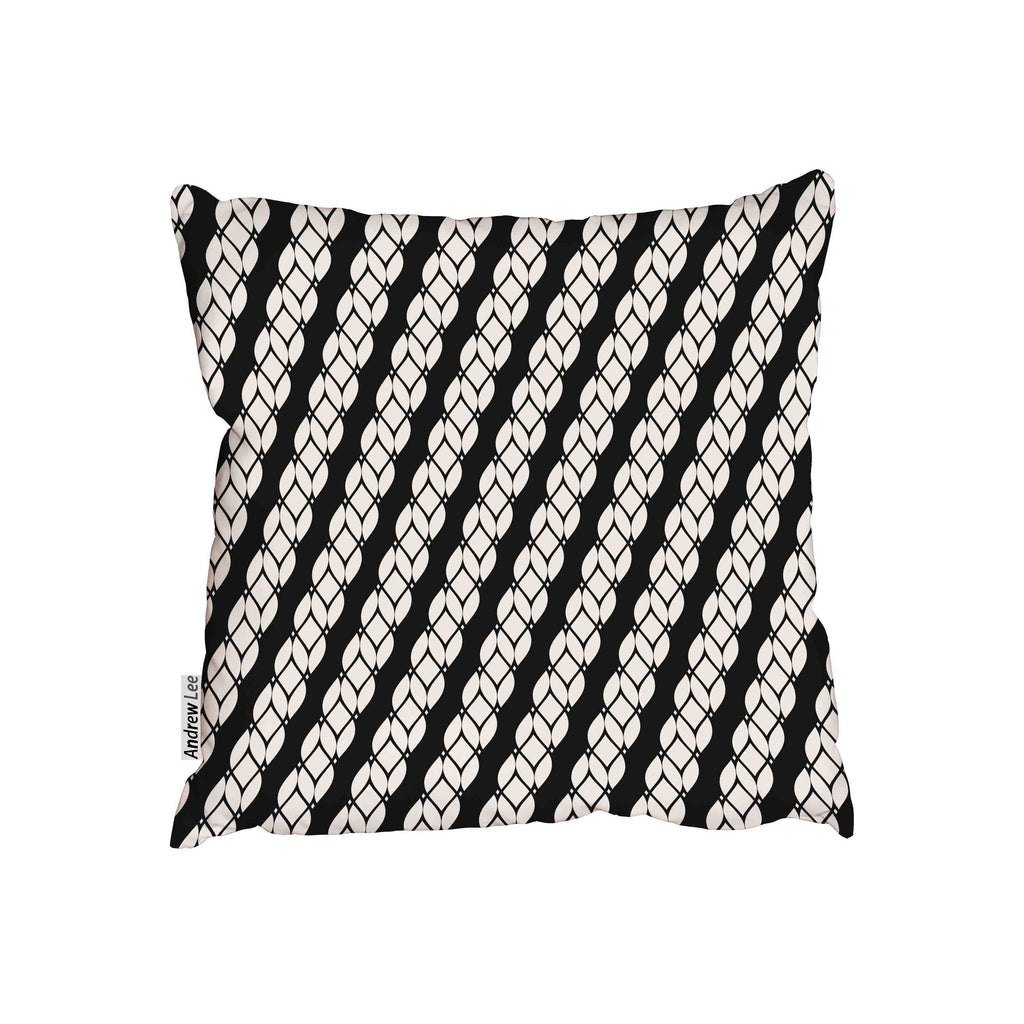 New Product Diagonal ropes and chains with stripes (Cushion)  - Andrew Lee Home and Living Homeware