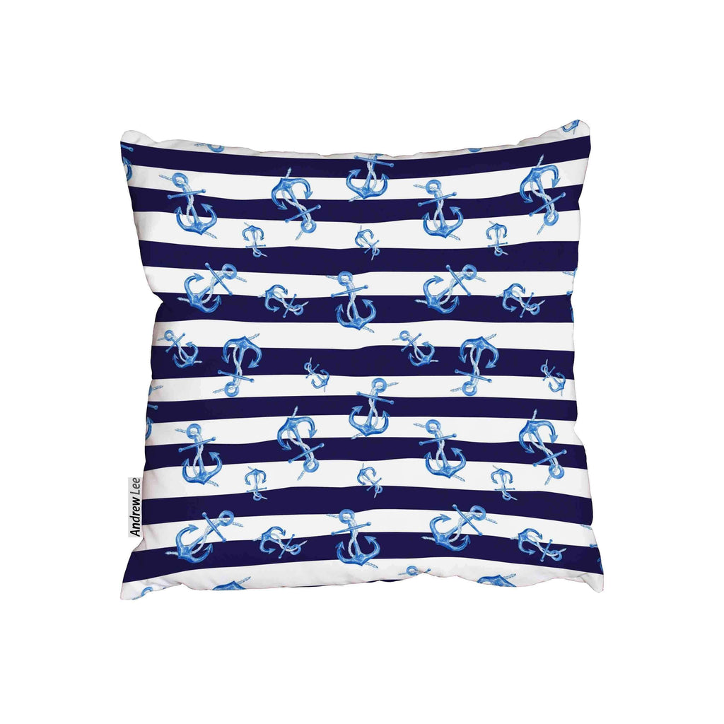 New Product Anchors on white and blue marine (Cushion)  - Andrew Lee Home and Living Homeware