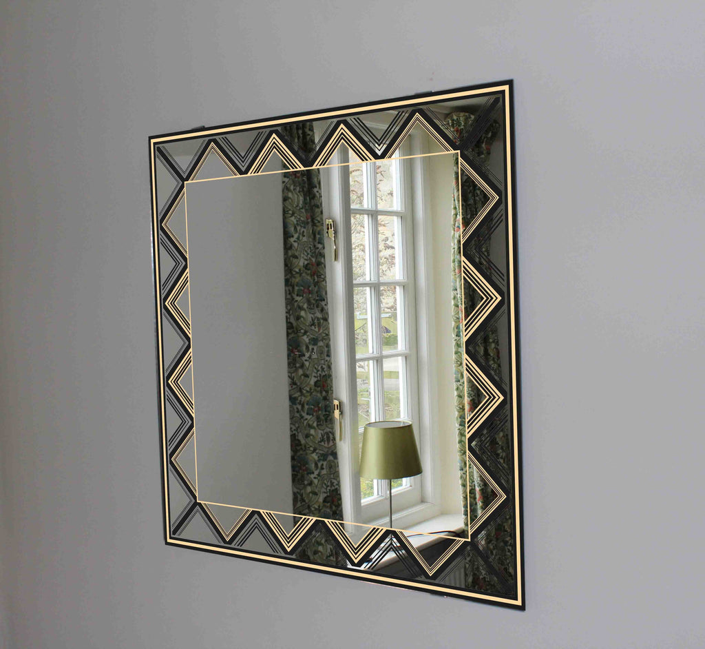 New Product Geometric frame in Art Deco (Mirror Art print)  - Andrew Lee Home and Living Homeware