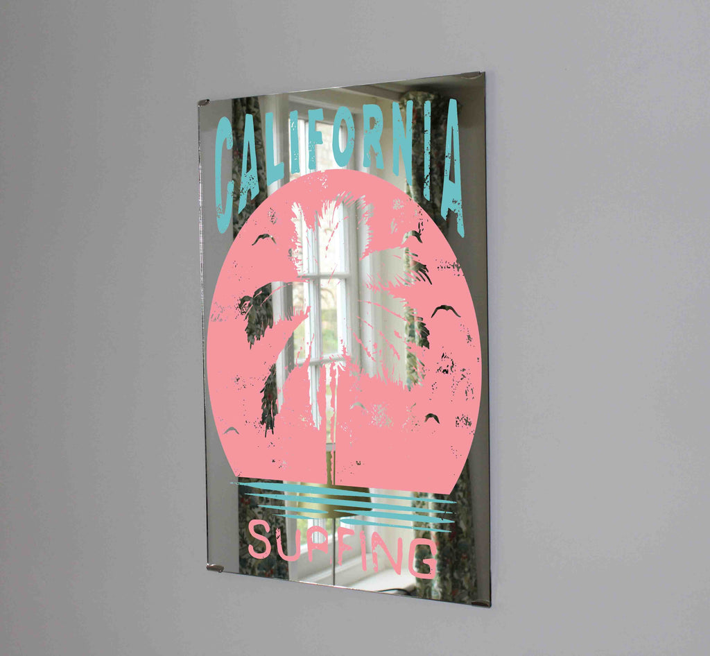 New Product Summer graphic and slogan (Mirror Art print)  - Andrew Lee Home and Living Homeware