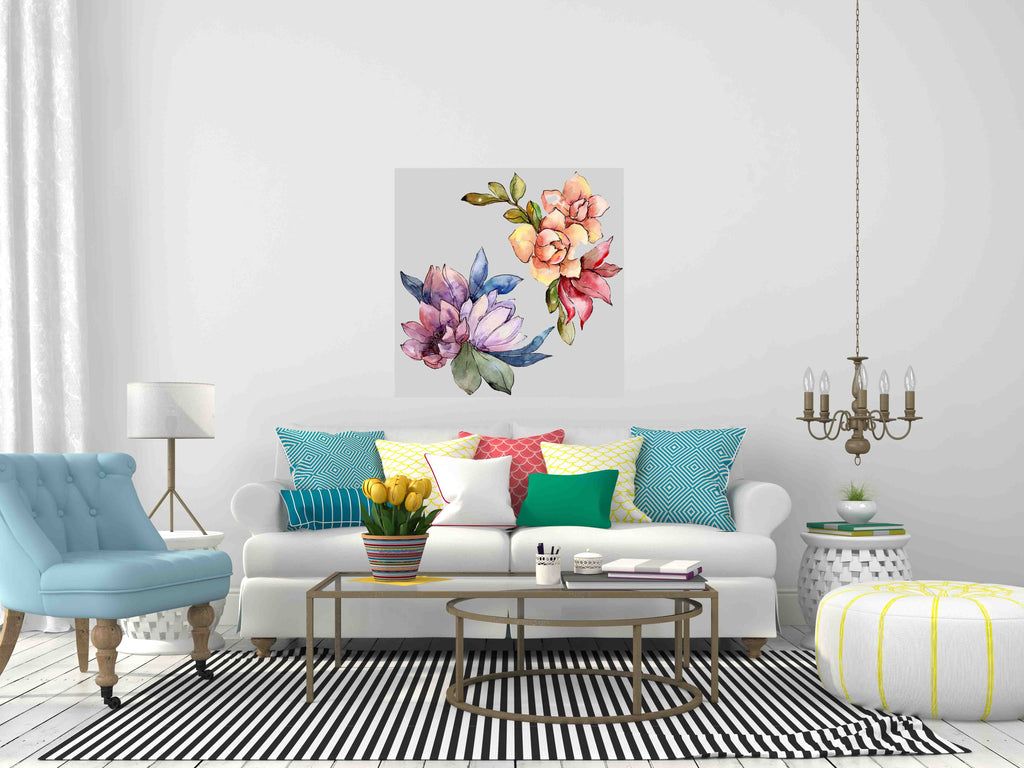New Product Floral botanical flower (Mirror Art print)  - Andrew Lee Home and Living Homeware