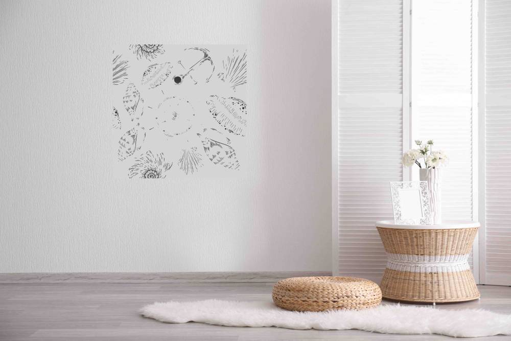 New Product Hand drawn nautical (Mirror Art print)  - Andrew Lee Home and Living Homeware