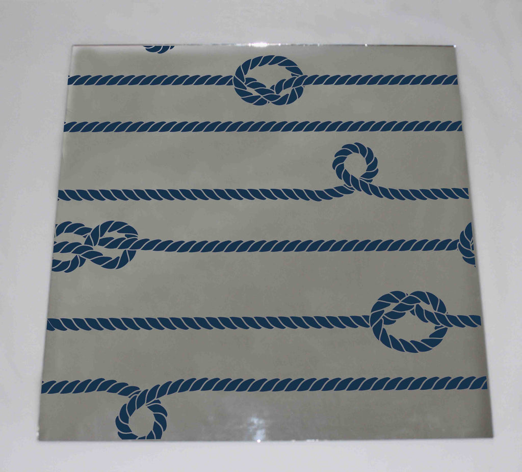 New Product Navy rope and marine knots (Mirror Art print)  - Andrew Lee Home and Living Homeware