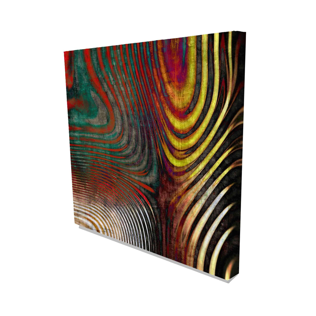 New Product Art Deco with Red waves (Canvas Print)  - Andrew Lee Home and Living Homeware