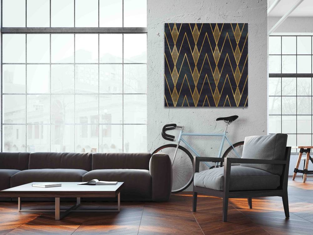 New Product Seamless Geometric Art Deco (Canvas Print)  - Andrew Lee Home and Living Homeware