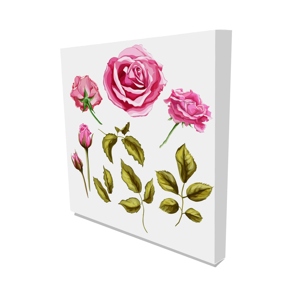 New Product Roses on white (Canvas Print)  - Andrew Lee Home and Living Homeware
