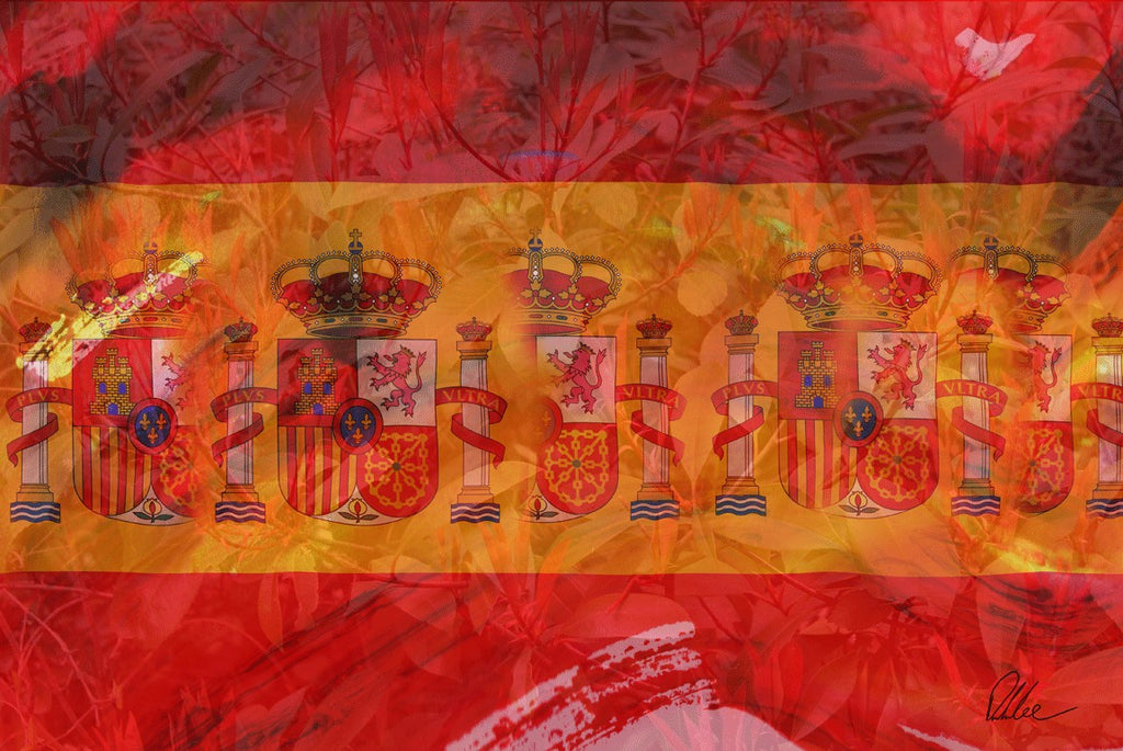 New Product Spain Flag  - Andrew Lee Home and Living Homeware
