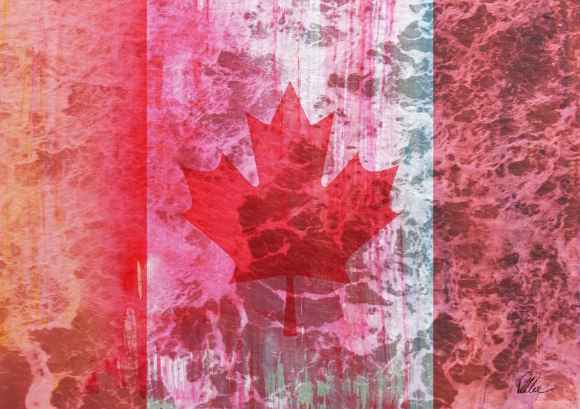 New Product Canada Flag  - Andrew Lee Home and Living Homeware