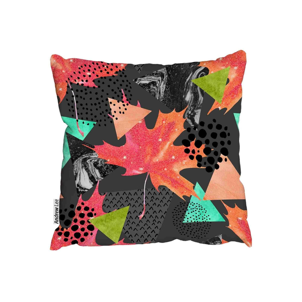 New Product Abstract autumn geometric leaf (Cushion)  - Andrew Lee Home and Living Homeware