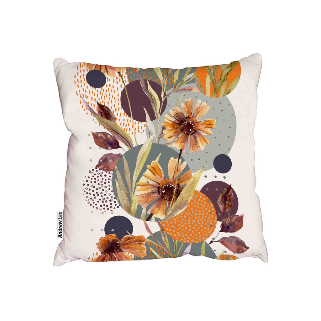 New Product Watercolor flowers and leaves (Cushion)  - Andrew Lee Home and Living Homeware