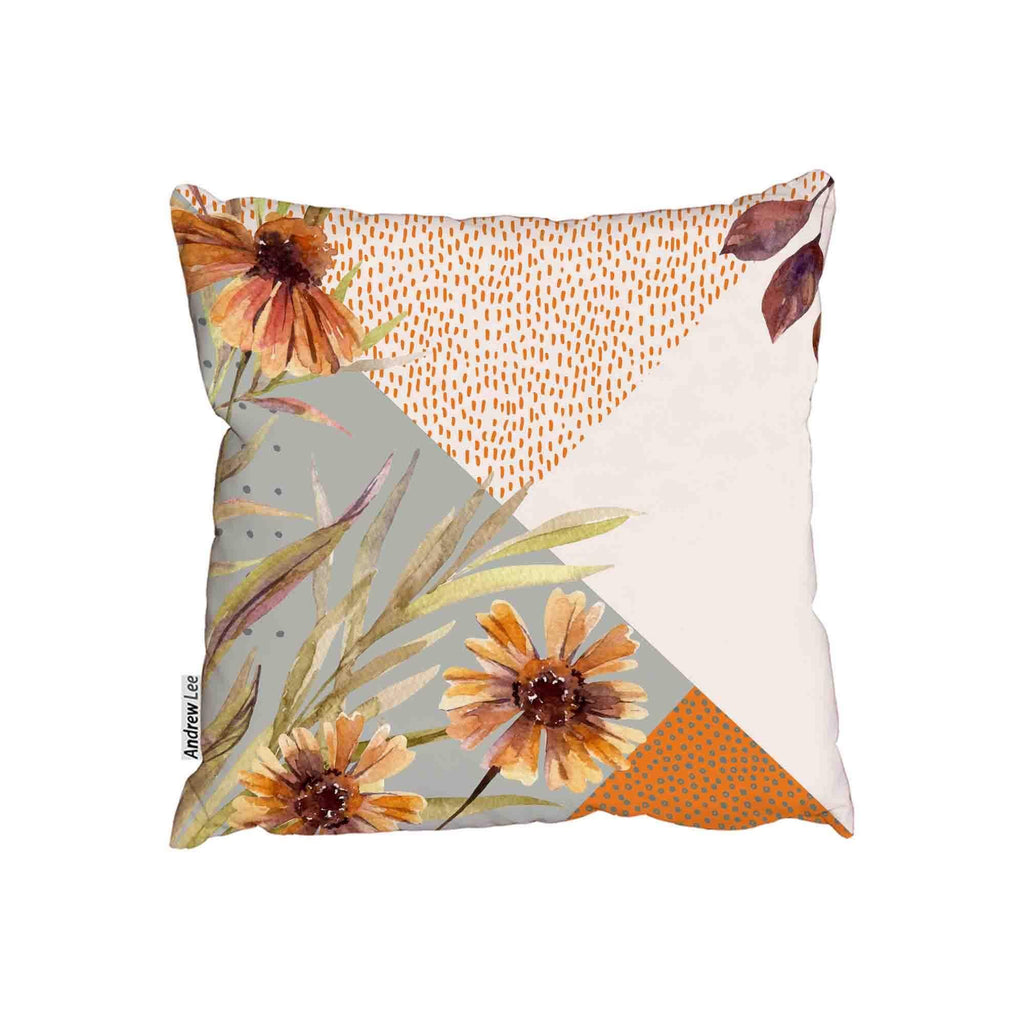New Product Autumn watercolour wreath (Cushion)  - Andrew Lee Home and Living Homeware