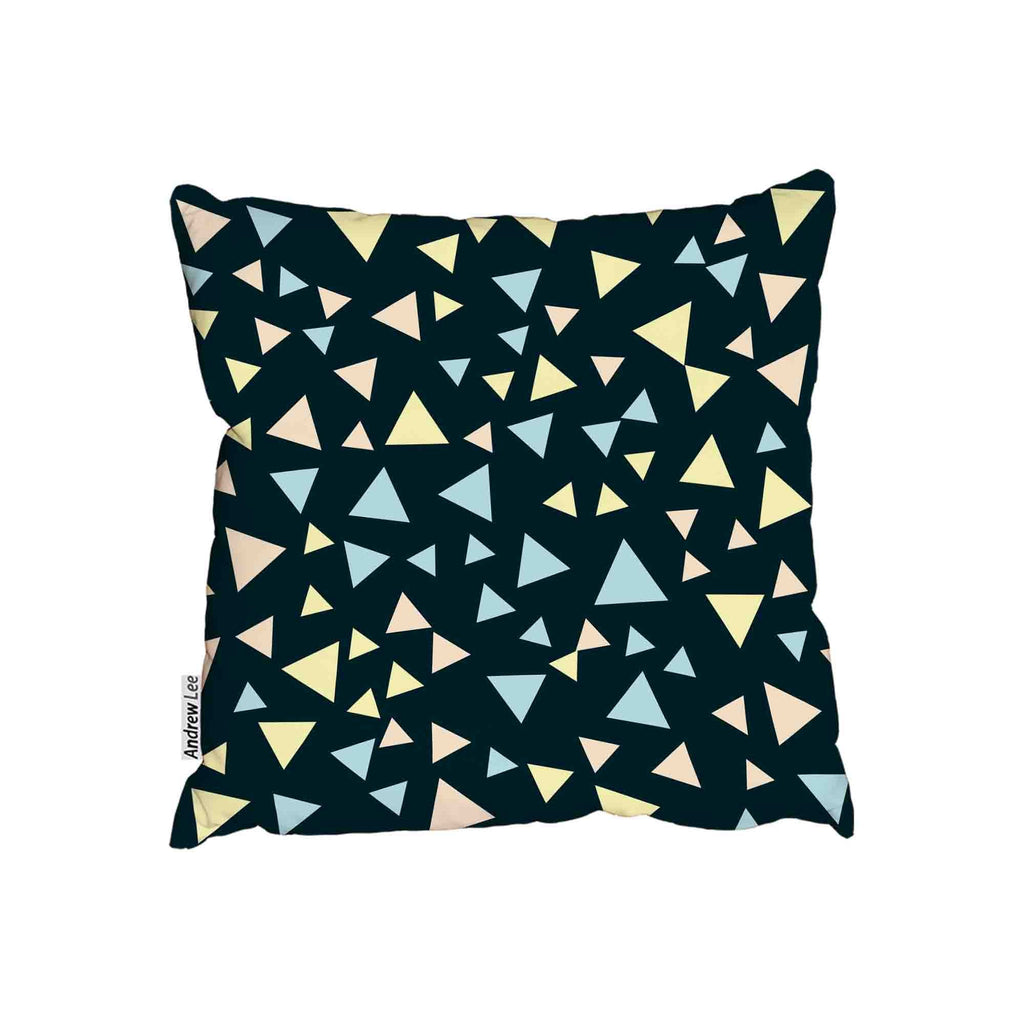 New Product Geometric pattern with different colour triangles (Cushion)  - Andrew Lee Home and Living Homeware