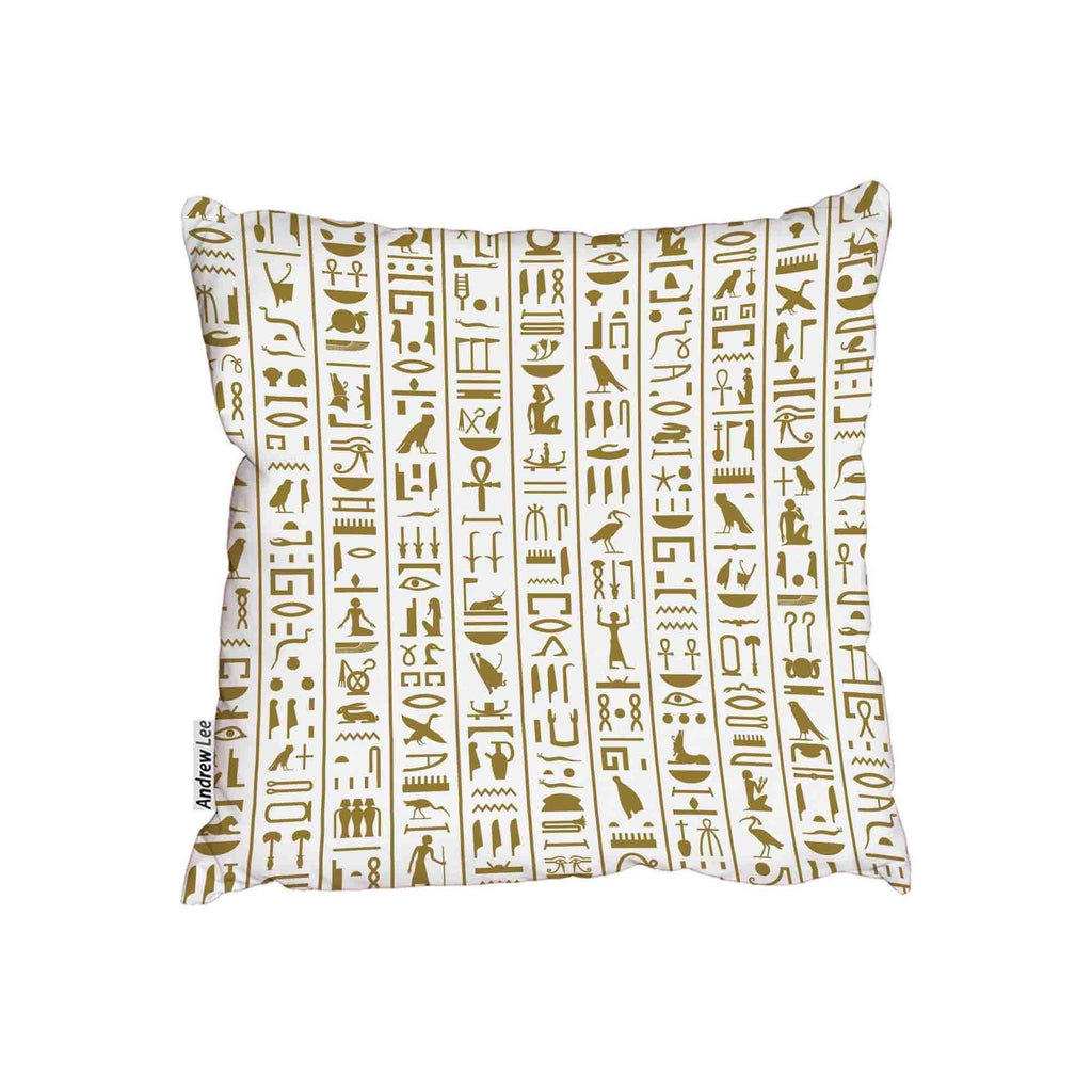 New Product Ancient Egyptian Hieroglyphs cushion (Cushion)  - Andrew Lee Home and Living Homeware