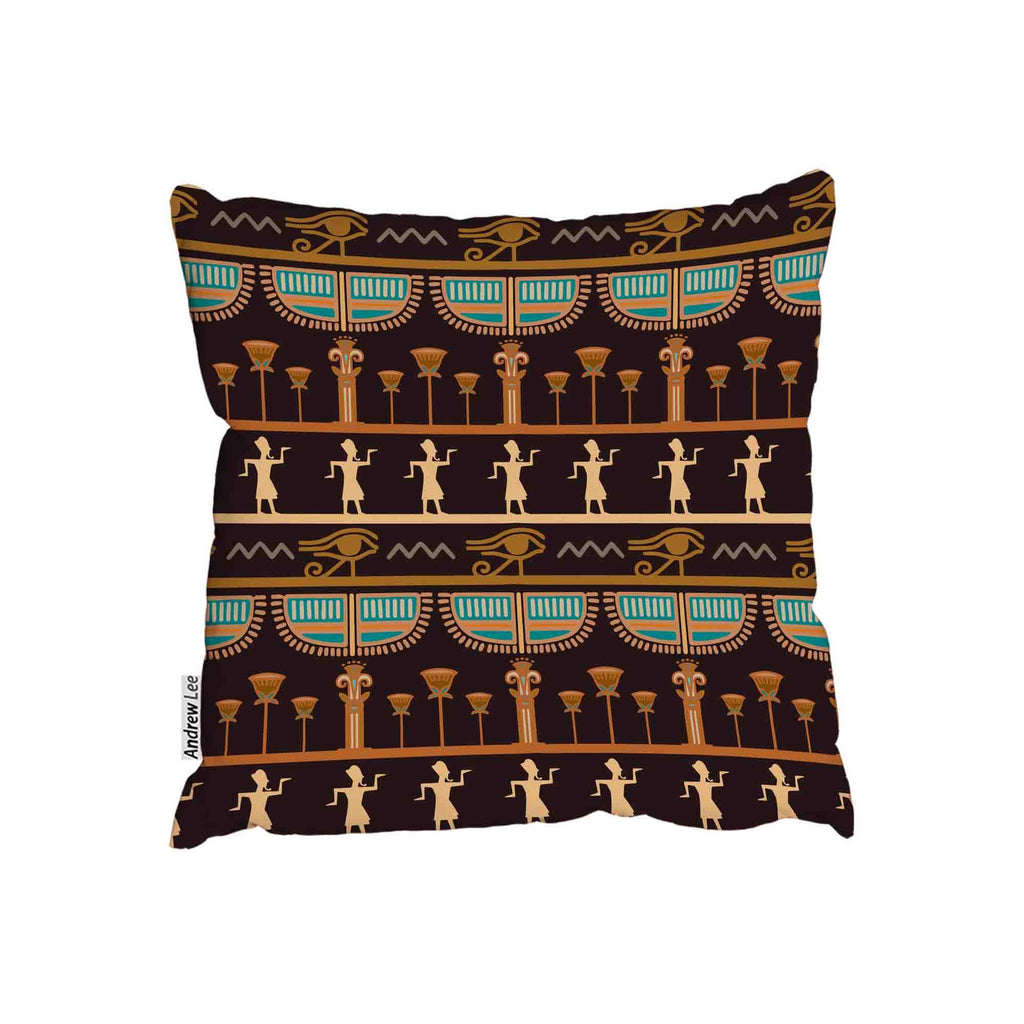 New Product Tribal Egyptian silhouettes (Cushion)  - Andrew Lee Home and Living Homeware