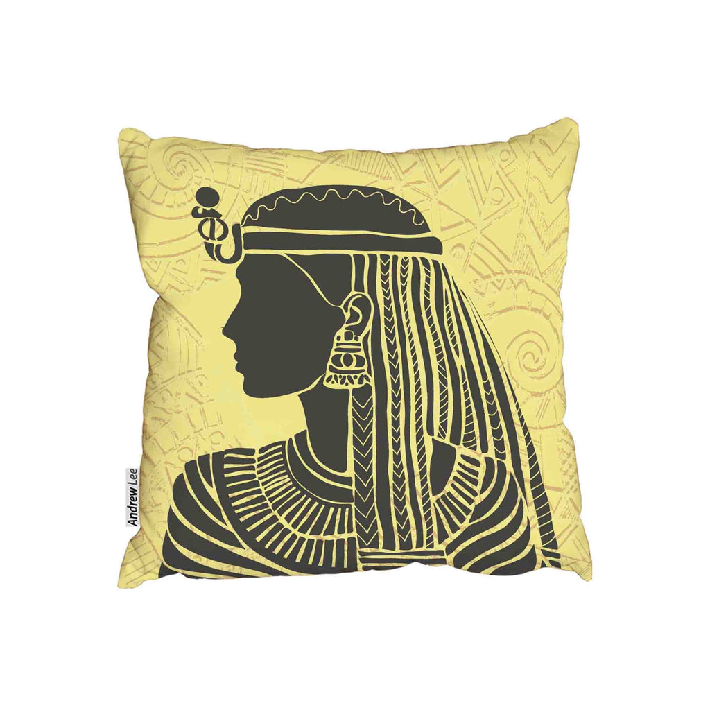 New Product Egyptian woman Yellow (Cushion)  - Andrew Lee Home and Living