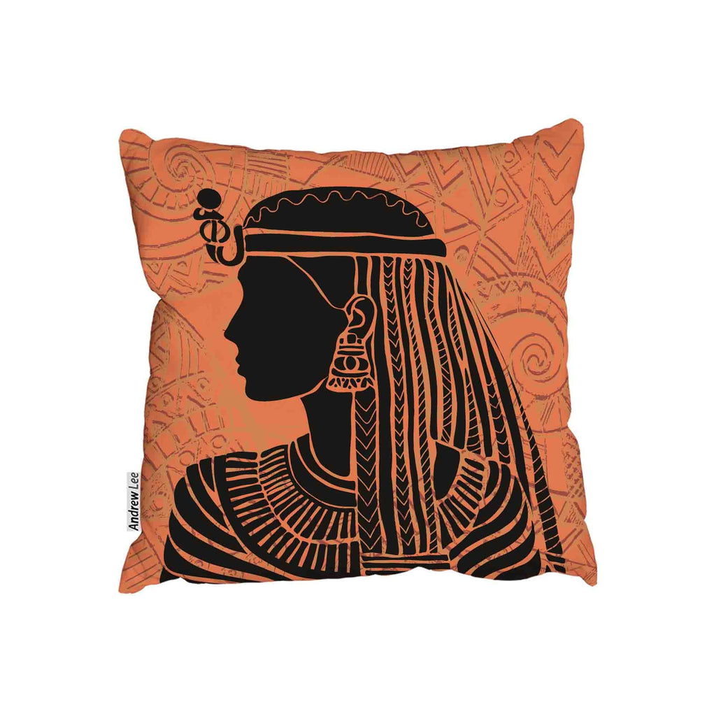 New Product Egyptian woman Orange (Cushion)  - Andrew Lee Home and Living
