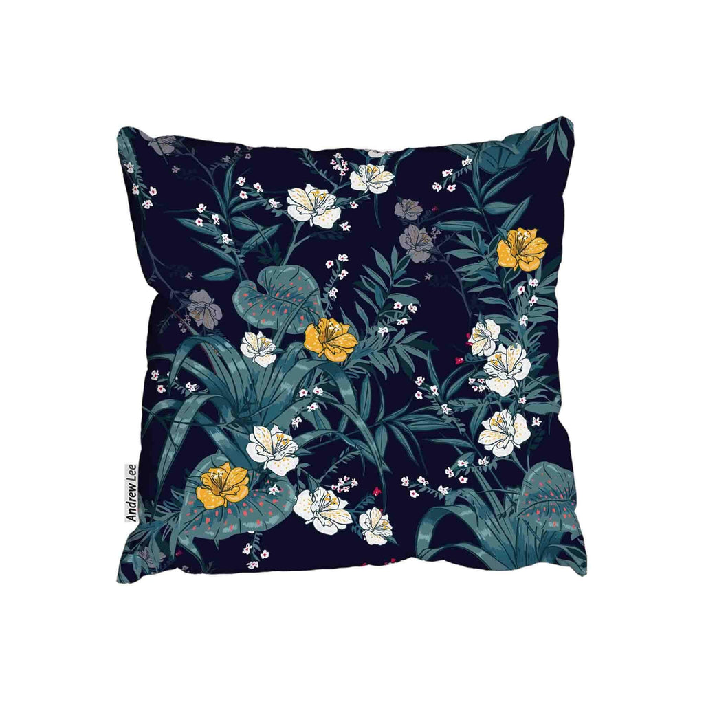 New Product Artistic dark tropical pattern with exotic forest (Cushion)  - Andrew Lee Home and Living