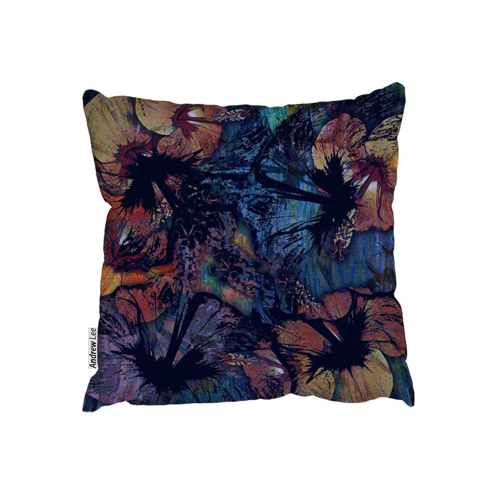 New Product Decorative dark floral motif (Cushion)  - Andrew Lee Home and Living