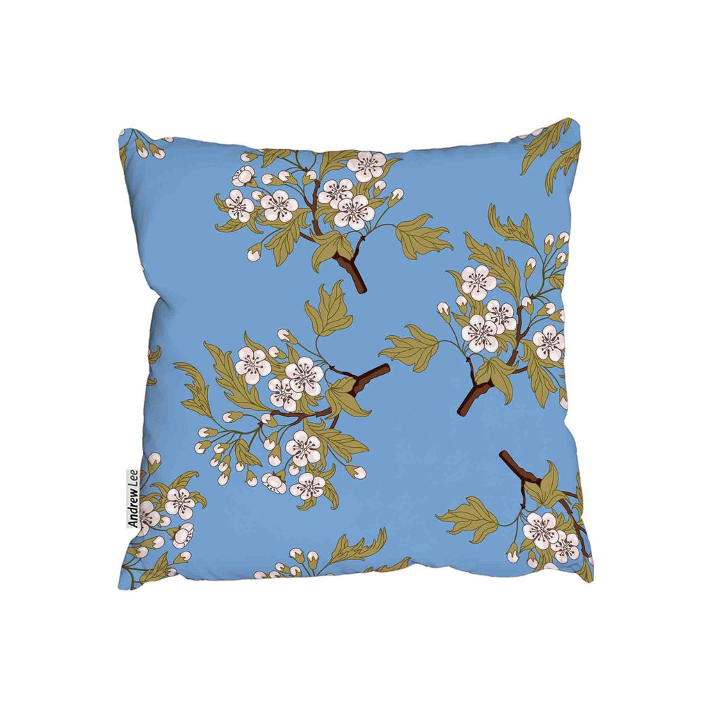 New Product Ornate branches of hawthorn blossom (Cushion)  - Andrew Lee Home and Living