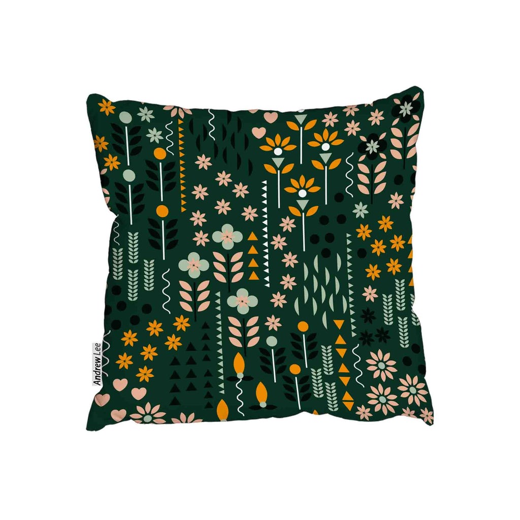 New Product Retro geometric flower pattern (Cushion)  - Andrew Lee Home and Living