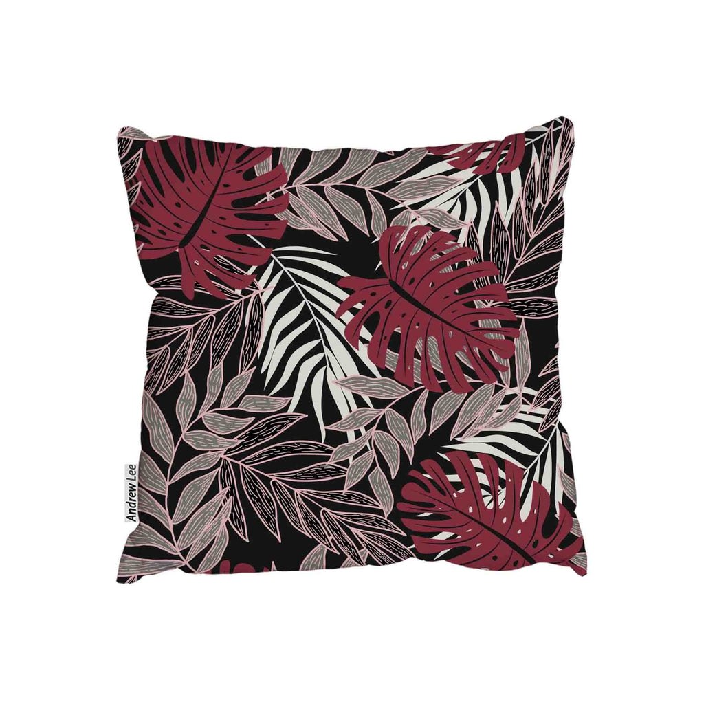 New Product Tropical leaves and plants on dark background (Cushion)  - Andrew Lee Home and Living
