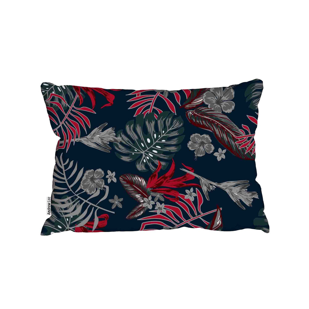 New Product Vintage tropical pattern with exotic palm leaves and flowers (Cushion)  - Andrew Lee Home and Living