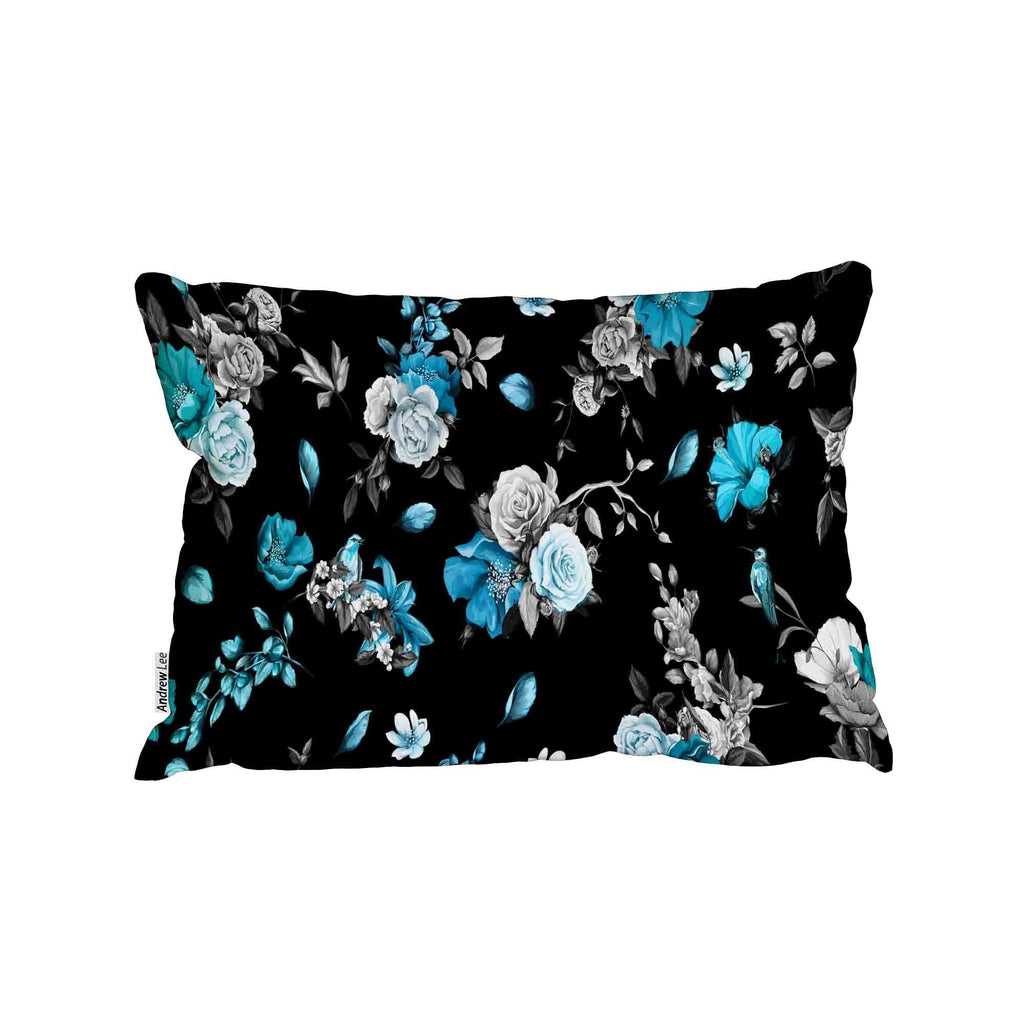 New Product Rose, peony, poppy, pomegranate buds and nightingales (Cushion)  - Andrew Lee Home and Living
