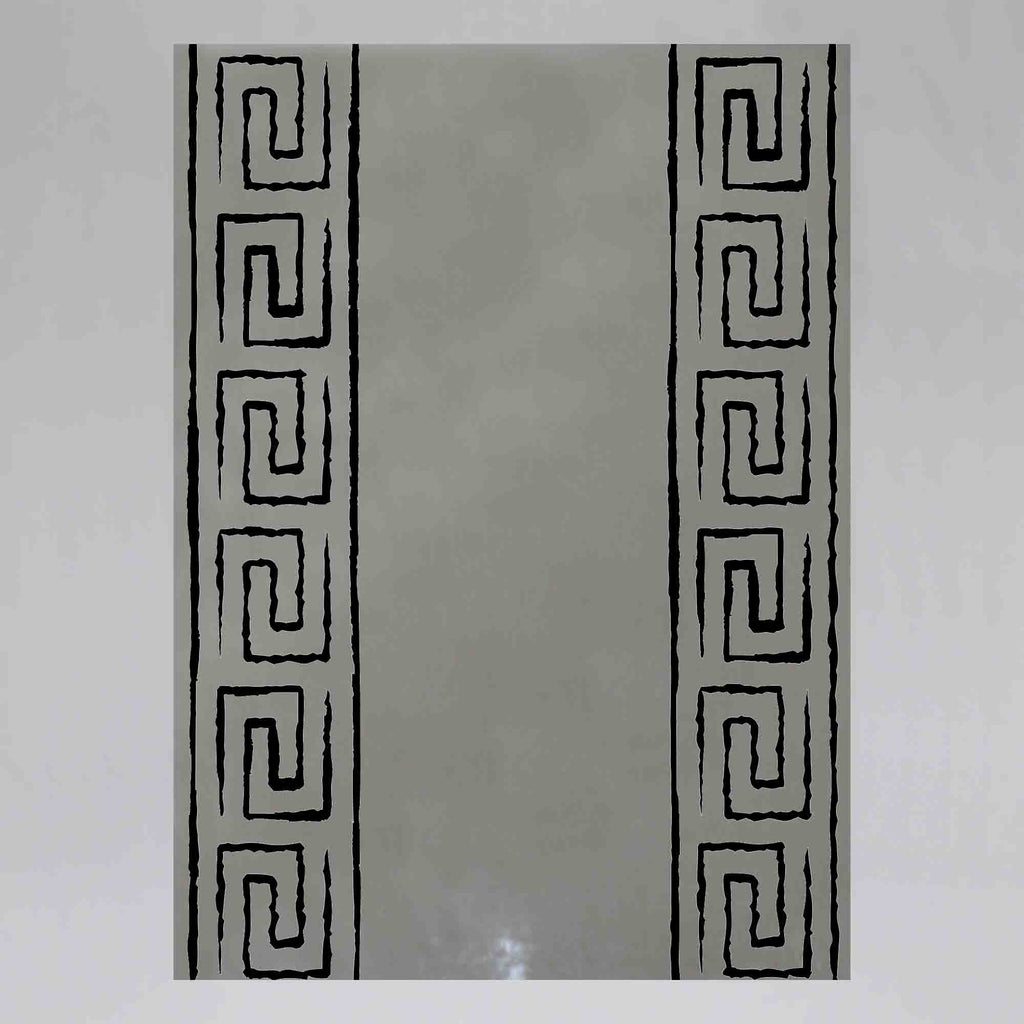 New Product Black and white greek meander (Mirror Art print)  - Andrew Lee Home and Living