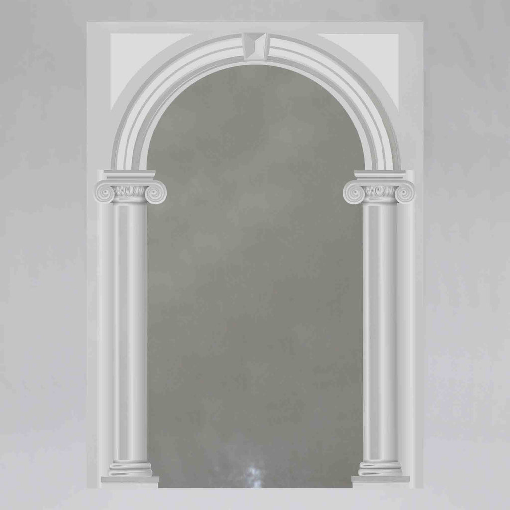 New Product Classic antique arch portal with columns (Mirror Art print)  - Andrew Lee Home and Living