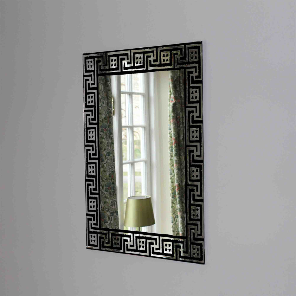 New Product Greek traditional meander pattern (Mirror Art print)  - Andrew Lee Home and Living