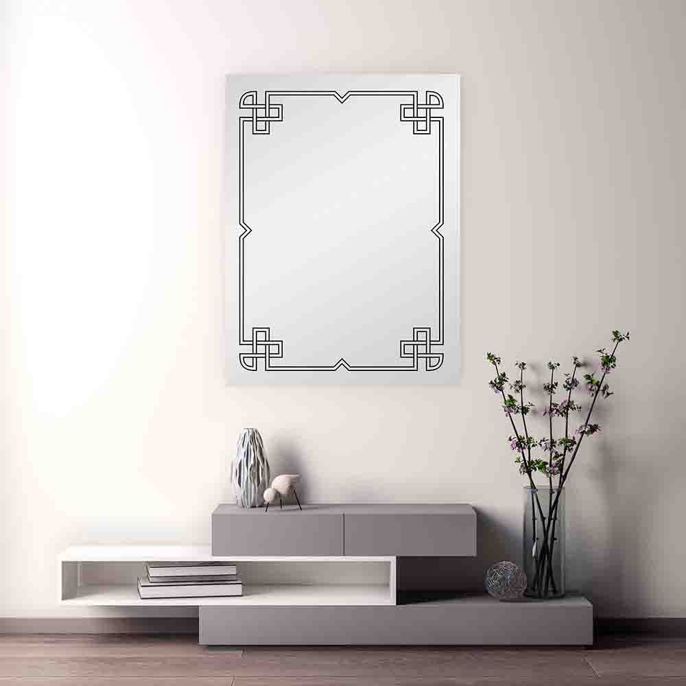 New Product Roman style black ornamental (Mirror Art print)  - Andrew Lee Home and Living