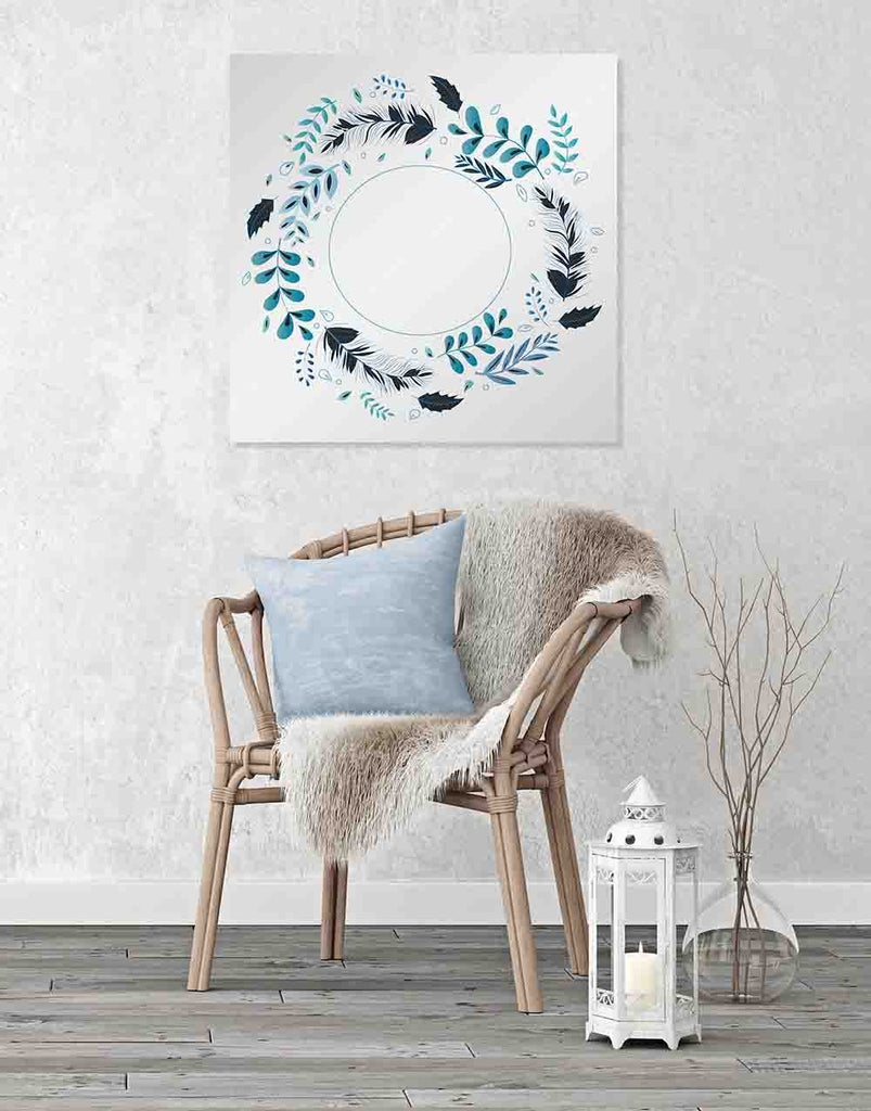 New Product Decorative wreath (Mirror Art print)  - Andrew Lee Home and Living