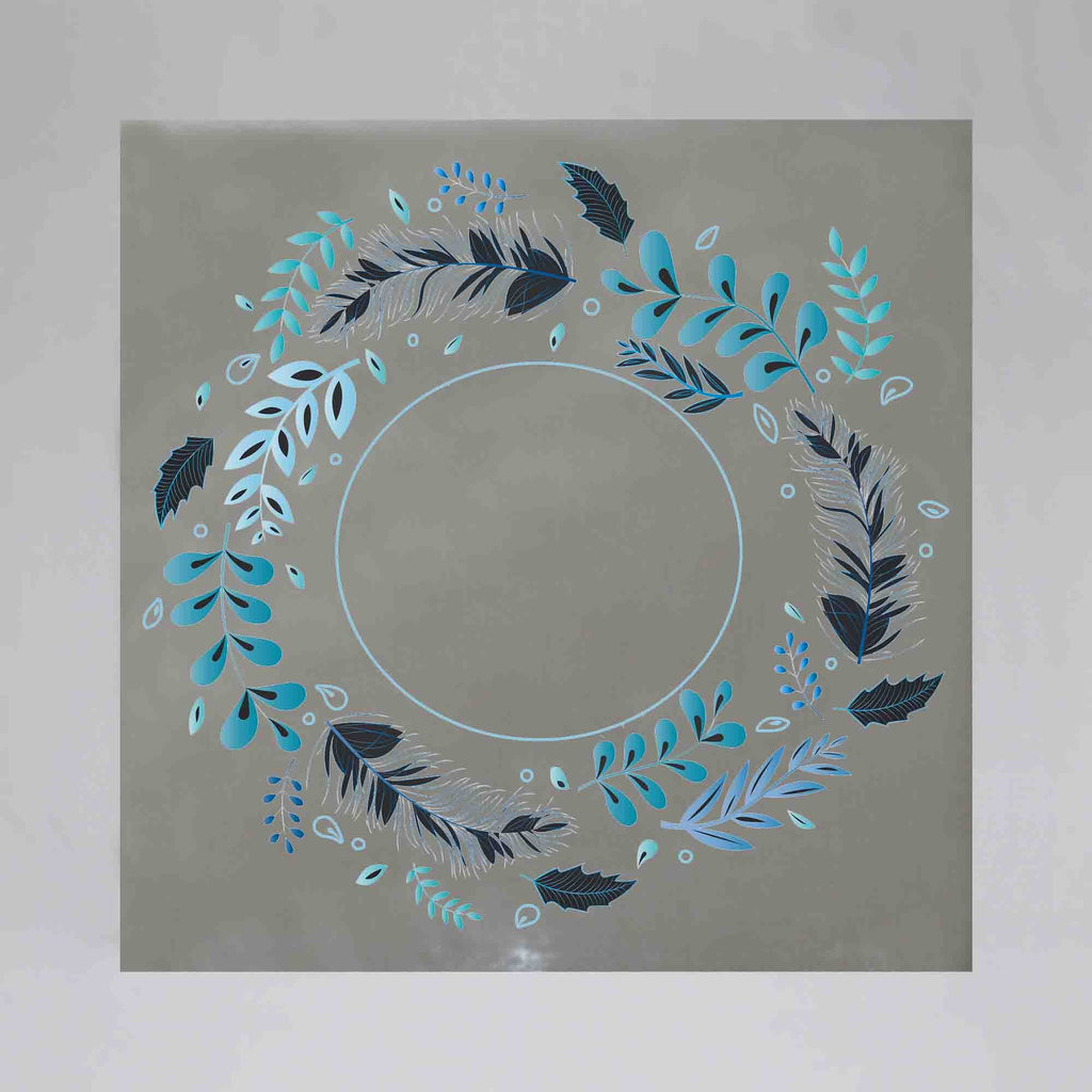 New Product Decorative wreath (Mirror Art print)  - Andrew Lee Home and Living