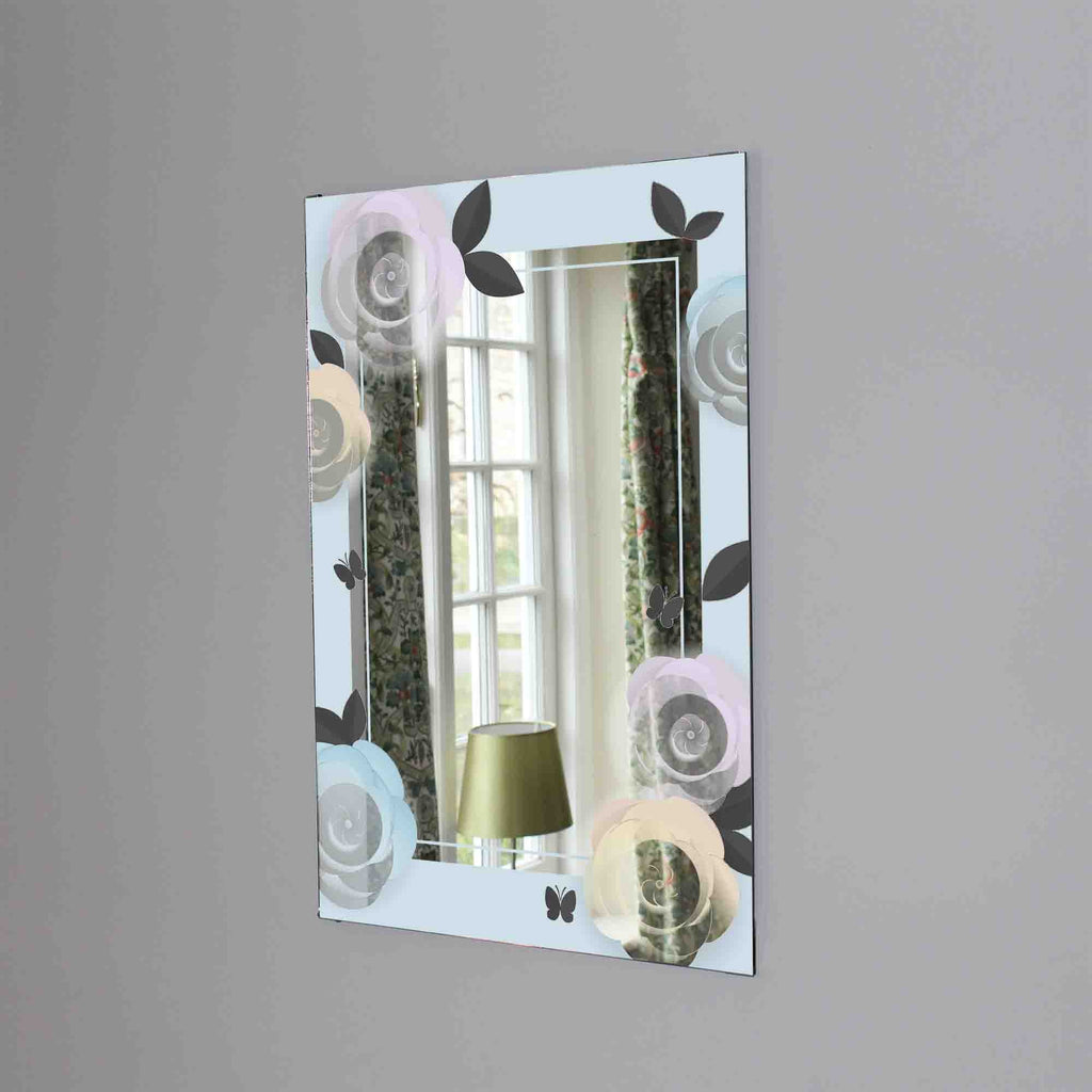 New Product Floral Border (Mirror Art print)  - Andrew Lee Home and Living
