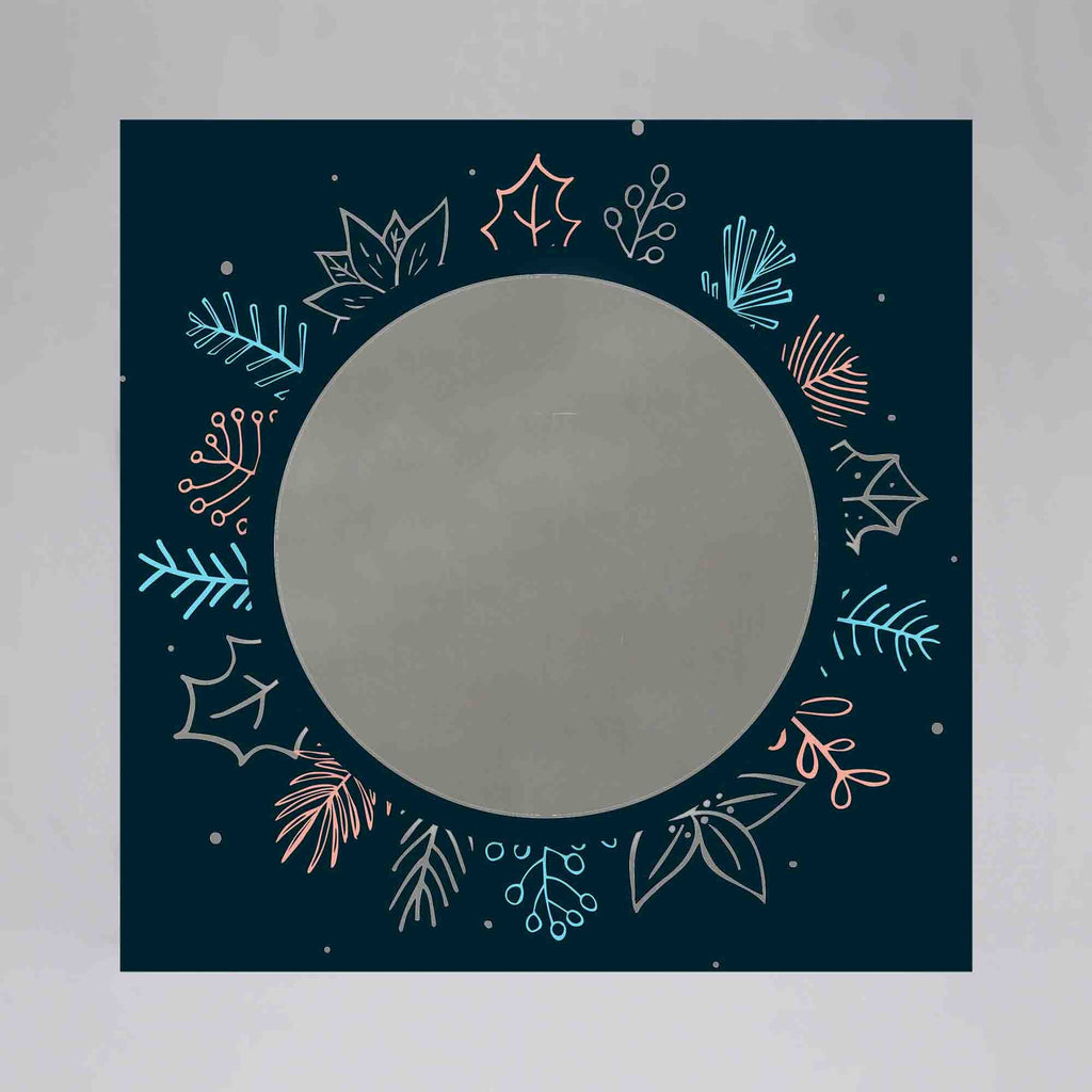 New Product Winter outlines hand drawn branches twigs (Mirror Art print)  - Andrew Lee Home and Living
