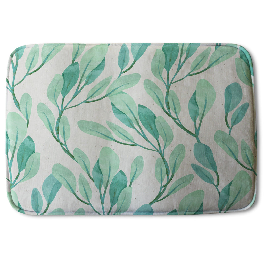 Bathmat - New Product Watercolor botanical (Bath Mats)  - Andrew Lee Home and Living