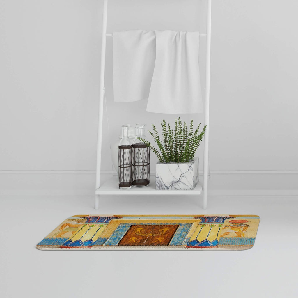 Bathmat - New Product Ancient Egyptian writing (Bath Mats)  - Andrew Lee Home and Living