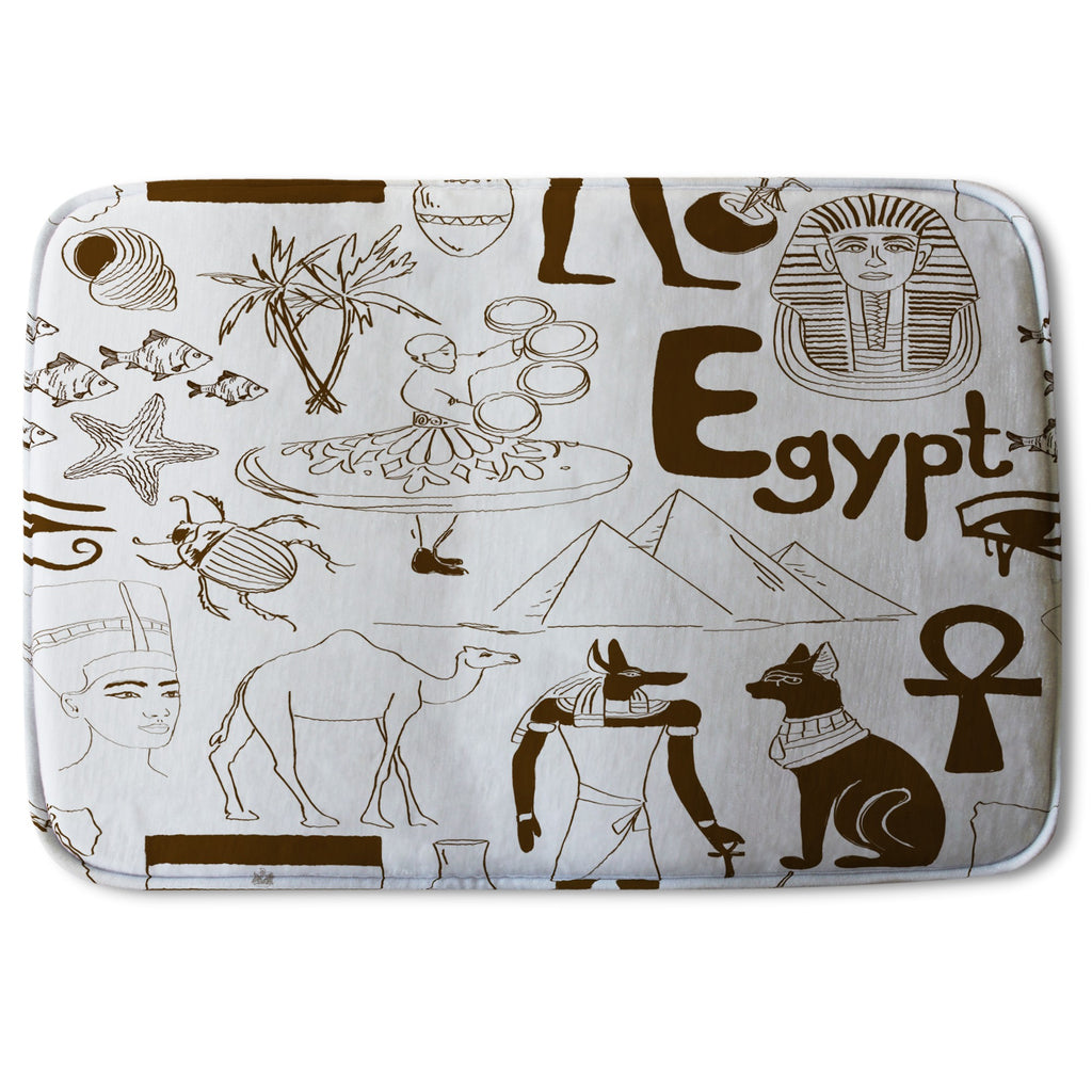Bathmat - New Product Hand drawn sketch Egypt (Bath Mats)  - Andrew Lee Home and Living
