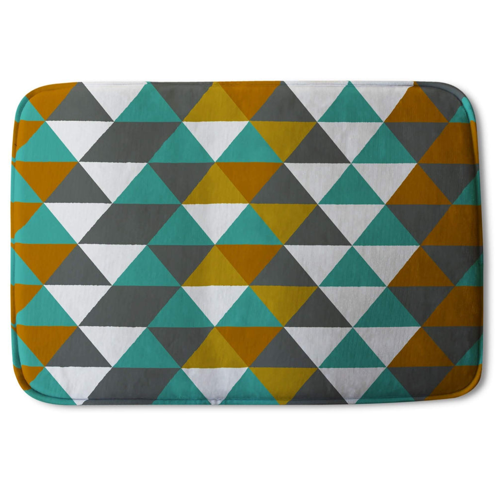 Bathmat - New Product Autumn Geometric triangles (Bath Mats)  - Andrew Lee Home and Living