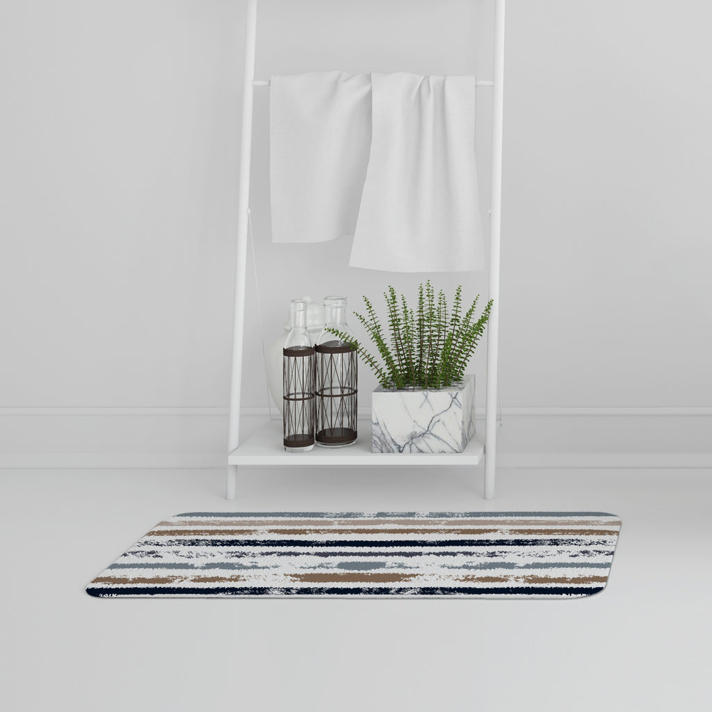 Bathmat - New Product Brush strokes (Bath Mats)  - Andrew Lee Home and Living