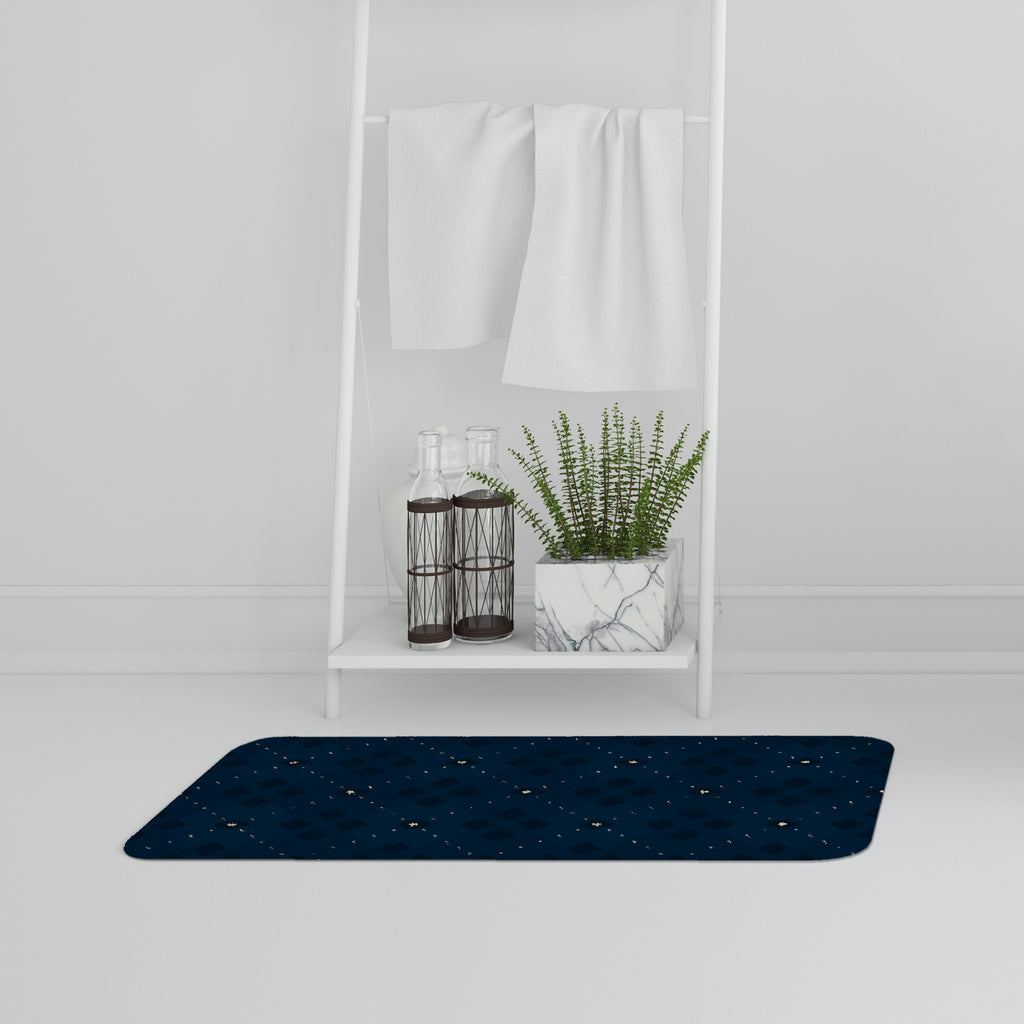 Bathmat - New Product Diagonal dot stripes (Bath Mats)  - Andrew Lee Home and Living