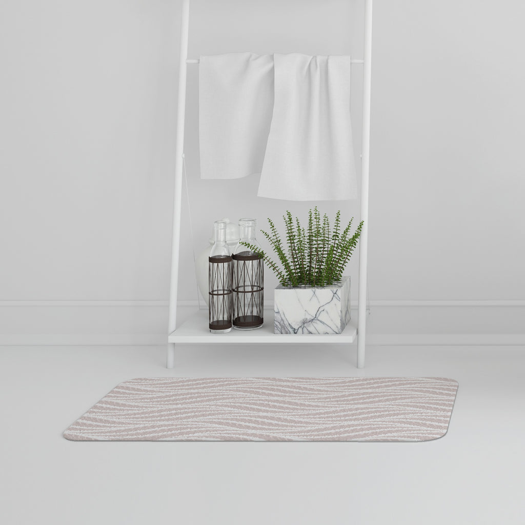 New Product Geometric pattern with leaves (Bath Mat)  - Andrew Lee Home and Living