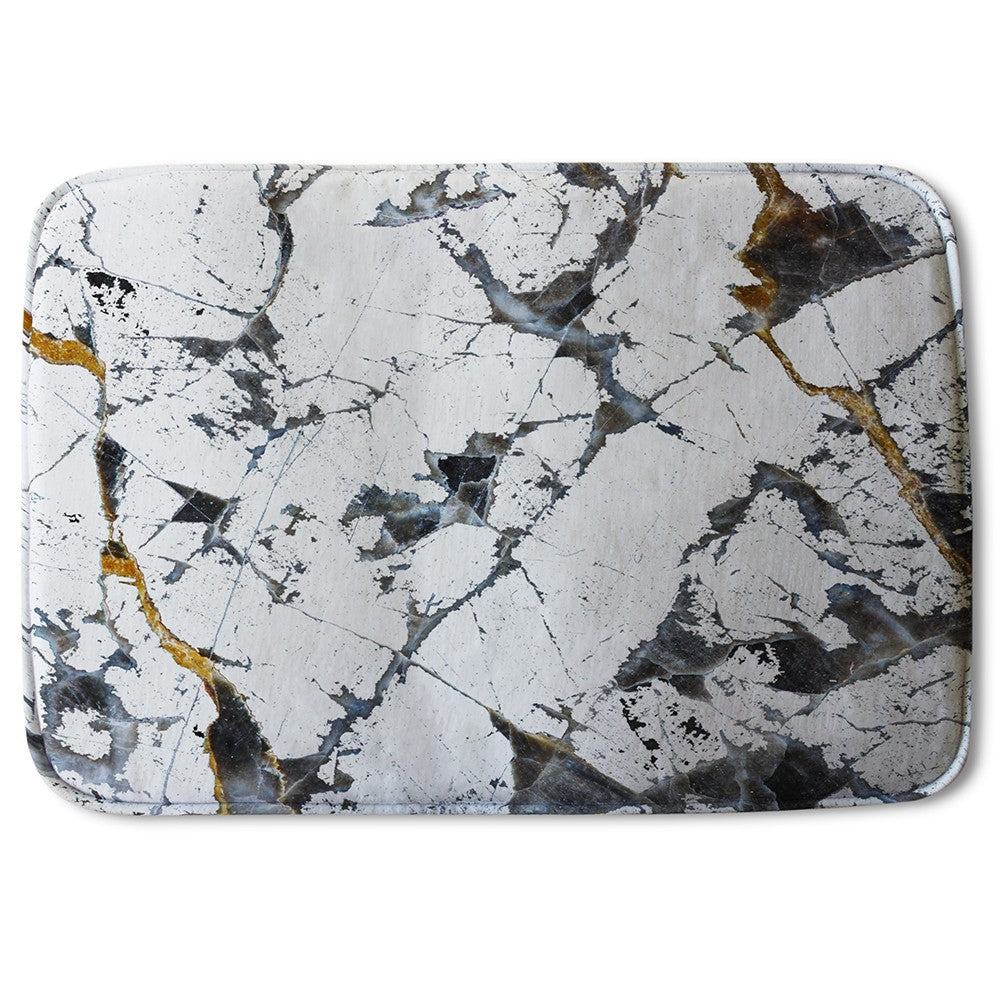 Bathmat - New Product Black & Gold Marble (Bath Mats)  - Andrew Lee Home and Living