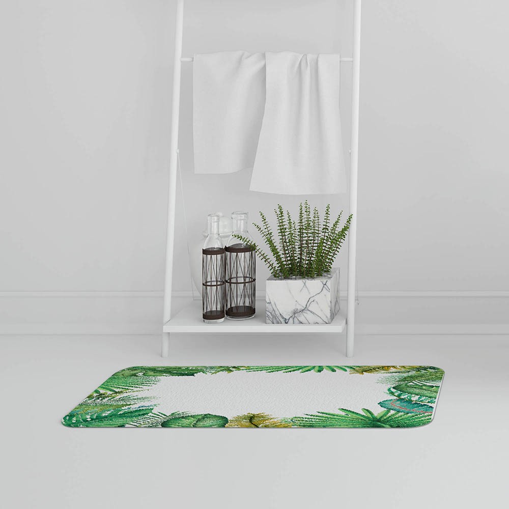 Bathmat - New Product Tropical Leaves (Bath Mats)  - Andrew Lee Home and Living