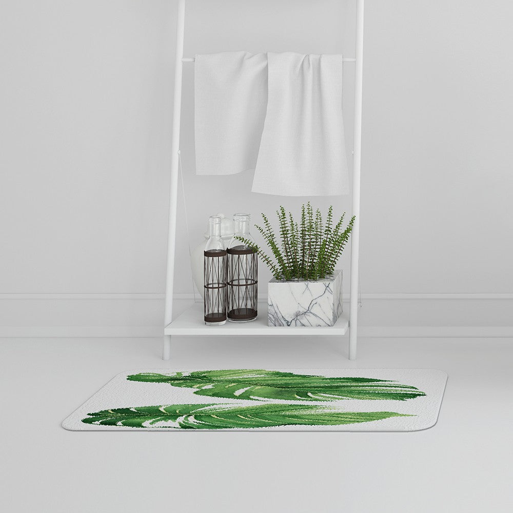 Bathmat -  New Product Twin Botanical Leaves (Bath Mats)  - Andrew Lee Home and Living