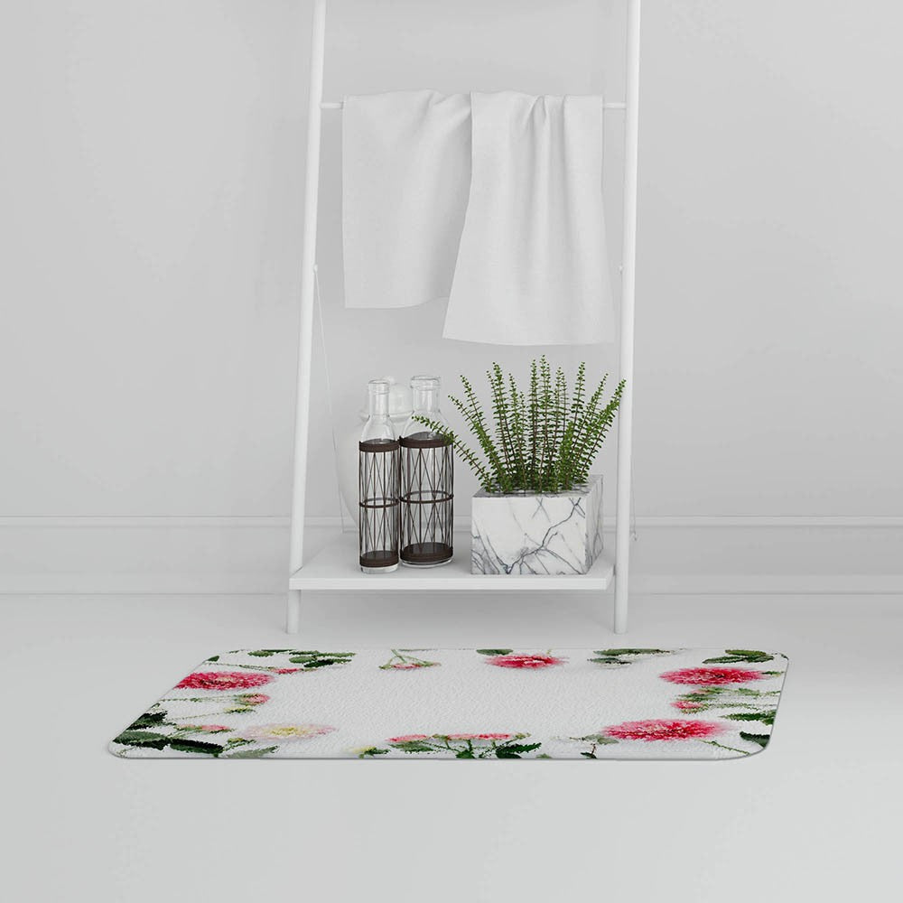 Bathmat -  New Product Scattered Flowers (Bath Mats)  - Andrew Lee Home and Living
