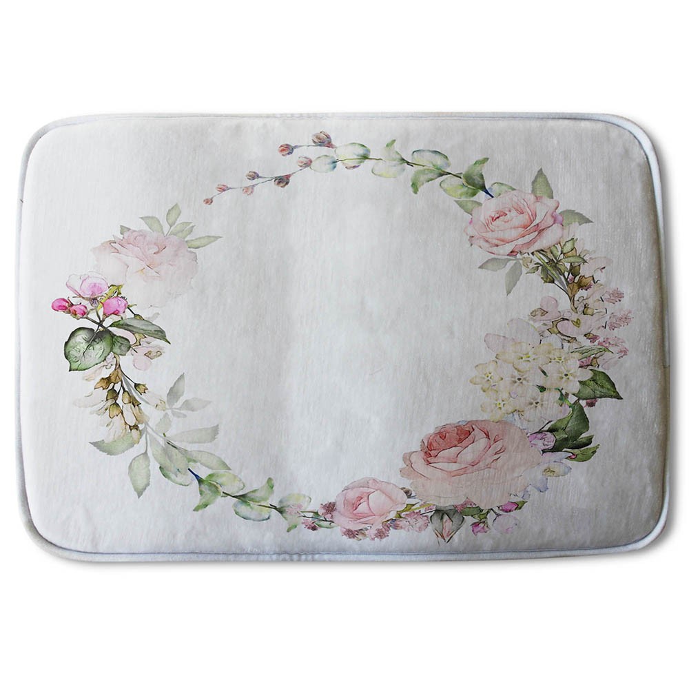 Bathmat -  New Product Watercolour Flowers (Bath Mats)  - Andrew Lee Home and Living